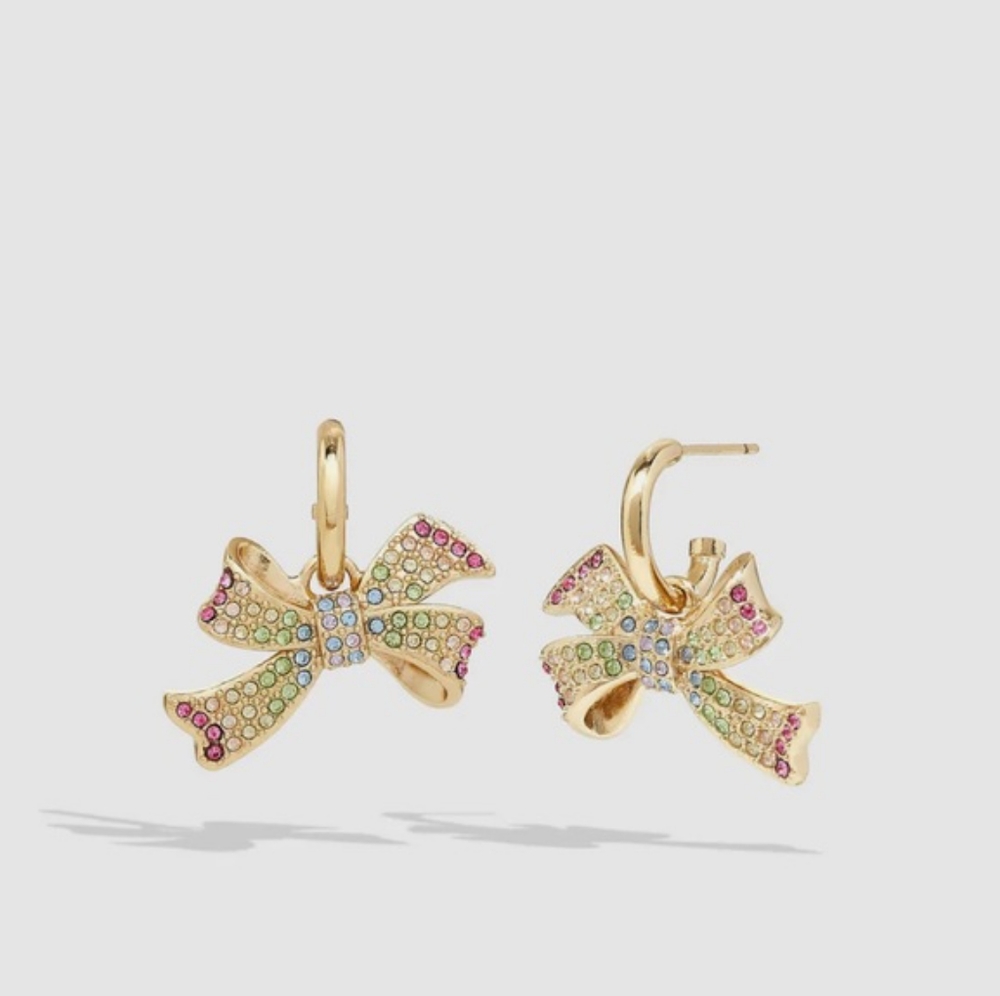 Coach Bow Earrings